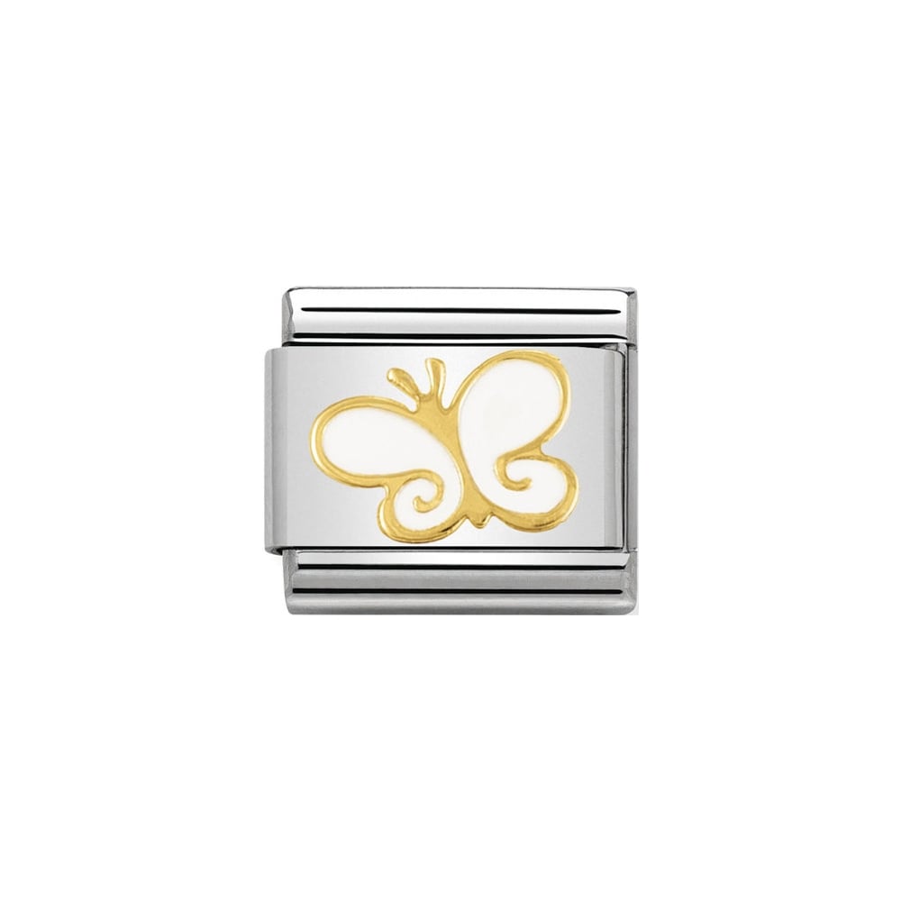 18ct Gold Enamel Butterfly Charm 2308157 David Summerfield